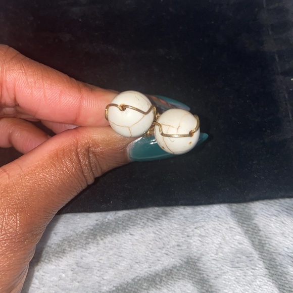 Handmade Marble Stone Rings (Set of 2) - Picture 3 of 3